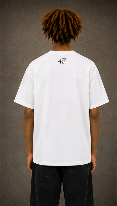 T-shirt Second Signature 4FAITH — Blanc — 3